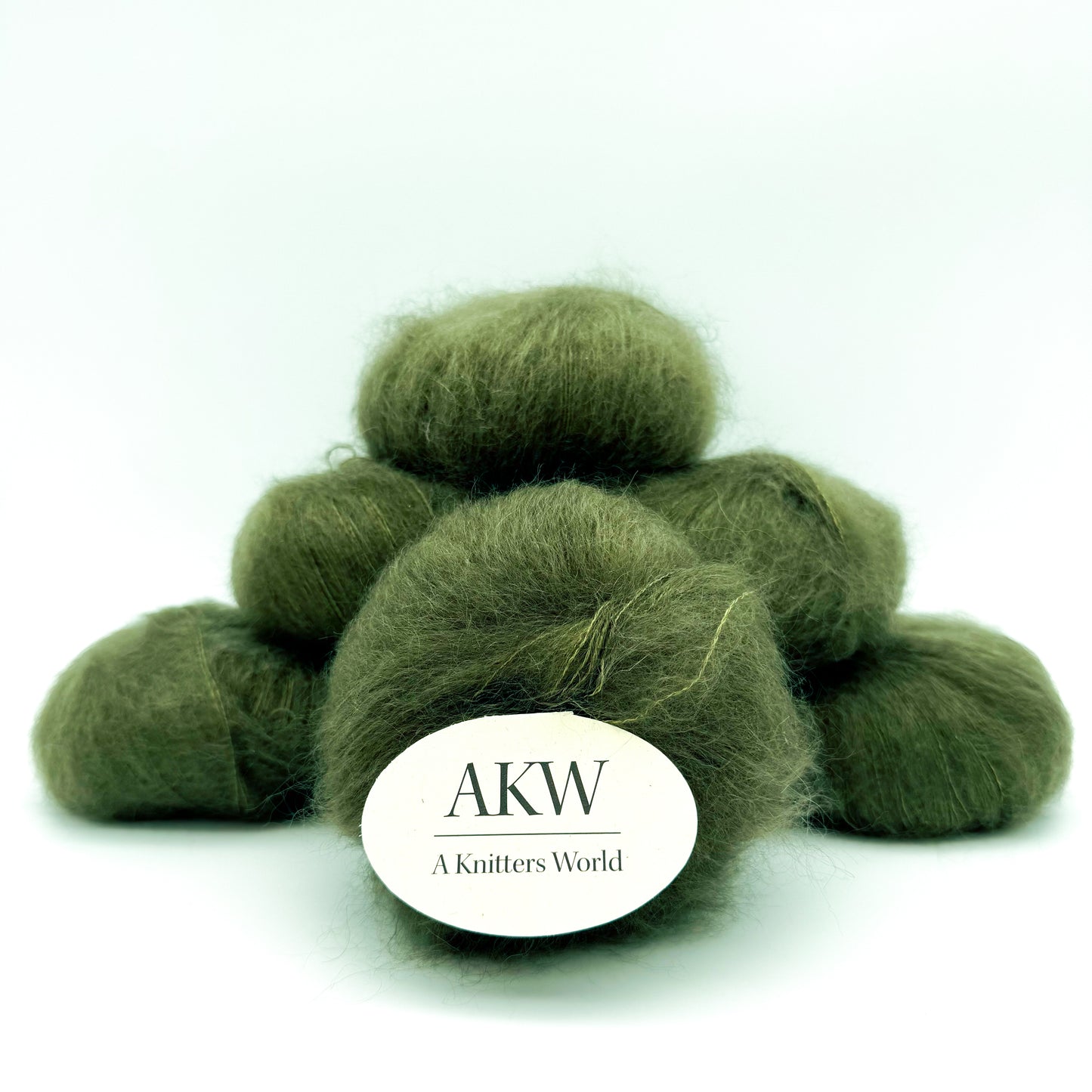 Mohair Sport - Moosgrün