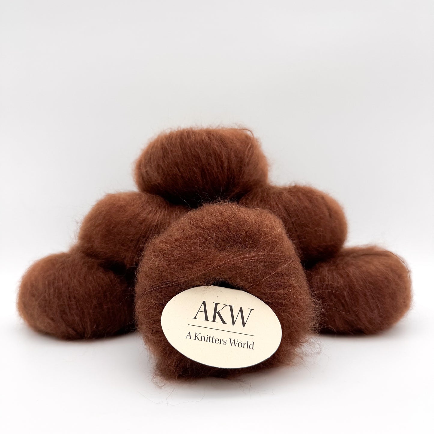 Mohair Sport Garn in der Farbe Nussbraun – Superkid-Mohair und Seide von A Knitters World