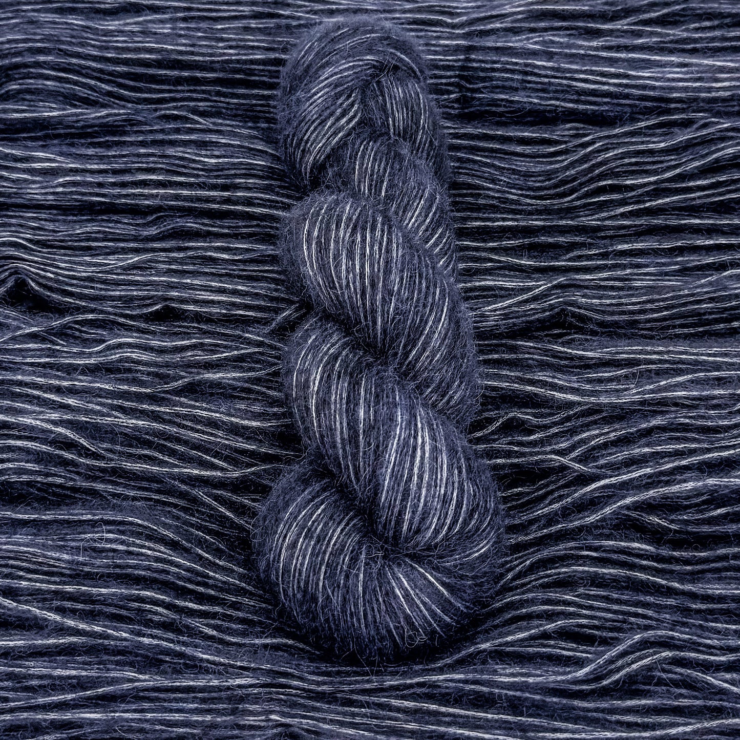 Fluffy Alpakka Brun - Denim - A Knitters World