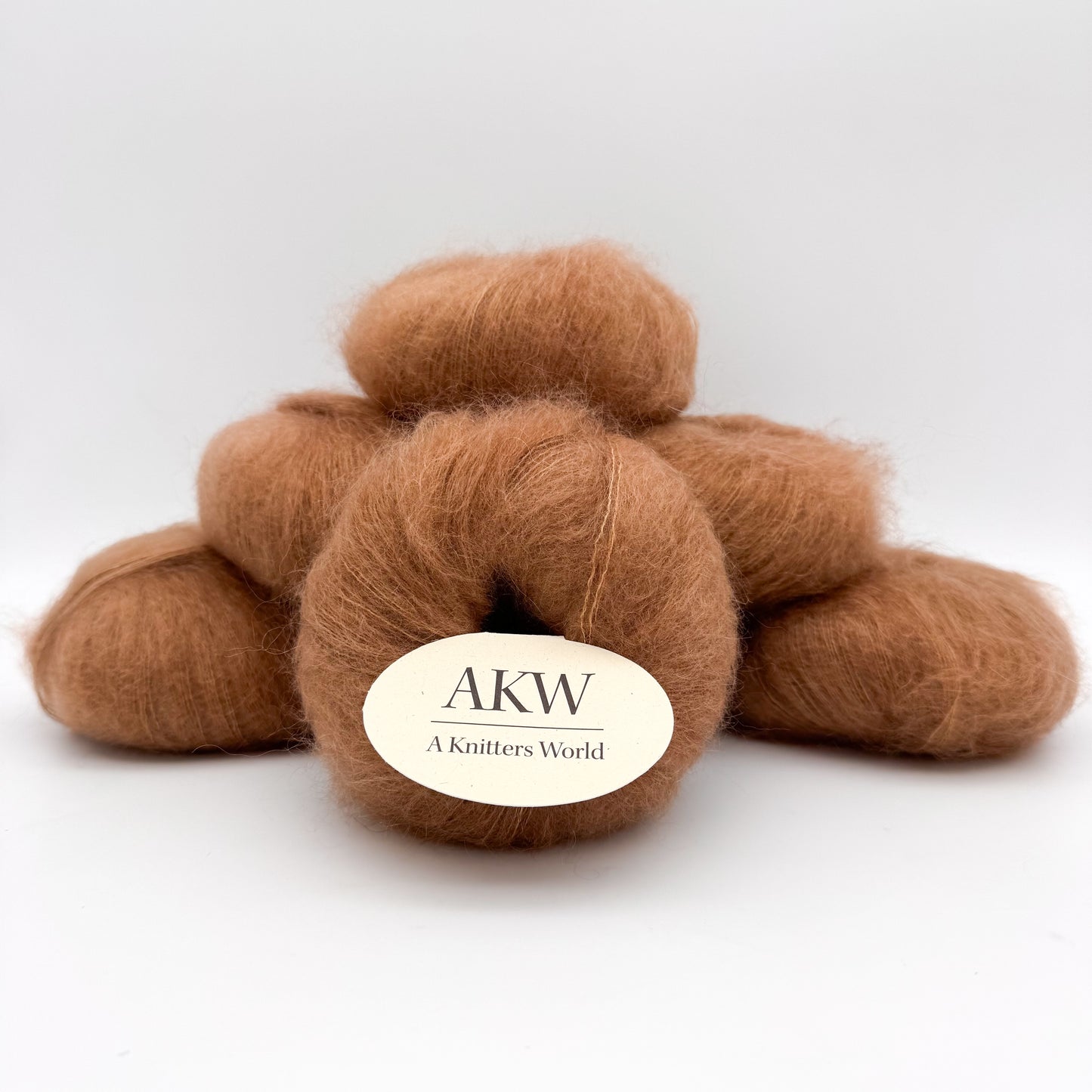 Mohair Sport garn i farven Camel – Superkid Mohair og silke fra A Knitters World