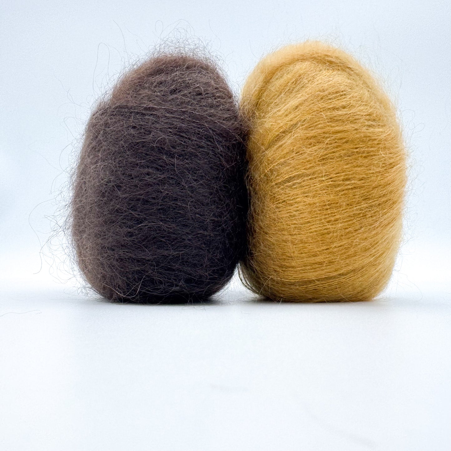 Mohair Sport garn i farven Chocolate – Superkid Mohair og silke fra A Knitters World