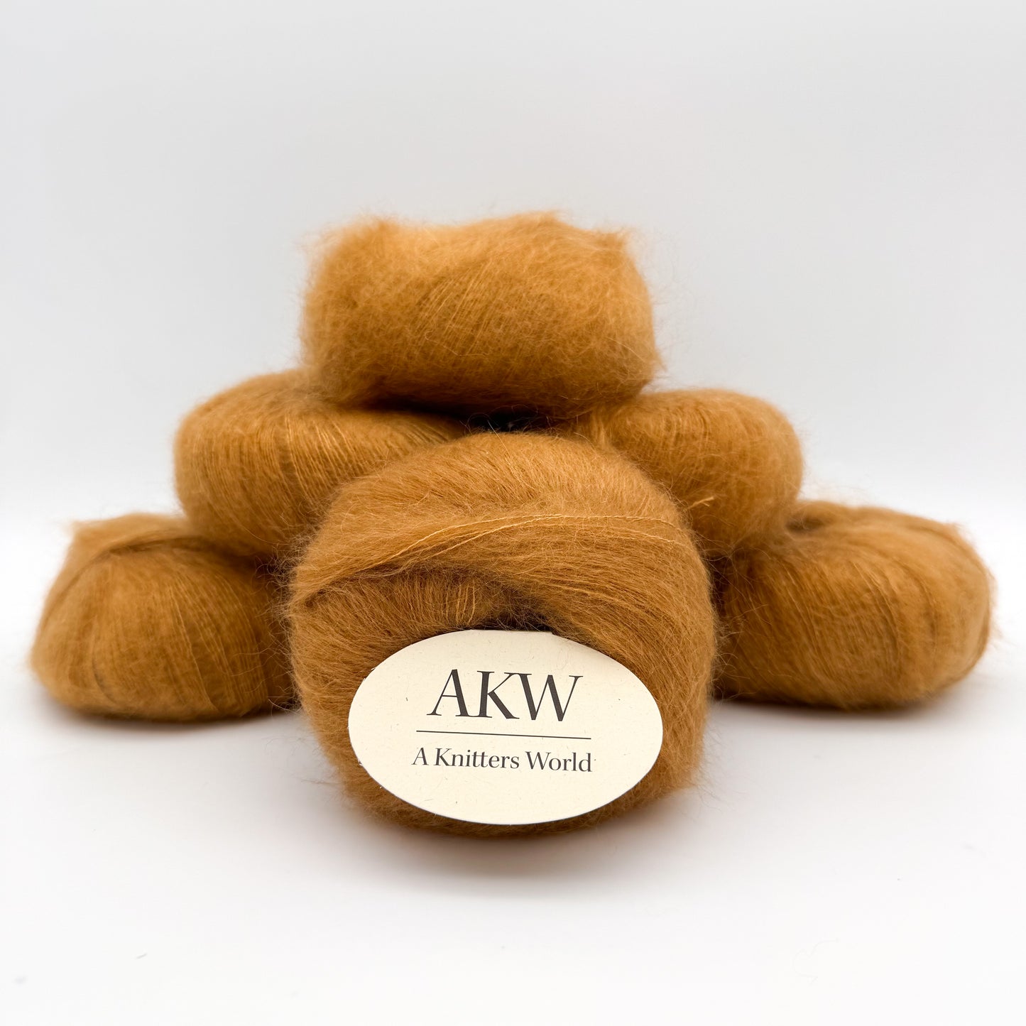 Mohair Sport garn i farven Dijon – Superkid Mohair og silke fra A Knitters World