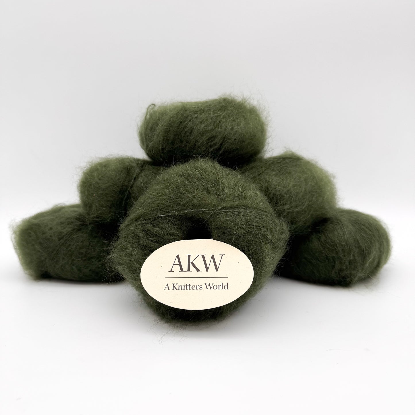 Mohair Sport garn i farven Forest Green – Superkid Mohair og silke fra A Knitters World
